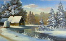 Домик у озера