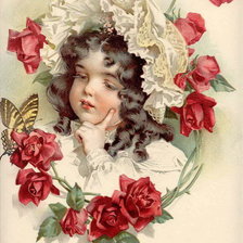 Схема вышивки «открытка»