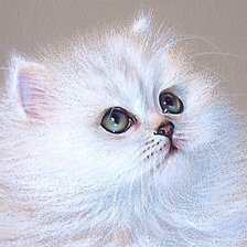 Схема вышивки «белый и пушистый»