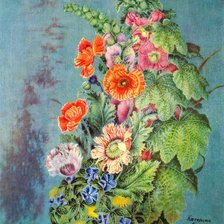 Схема вышивки «серия "цветы"»