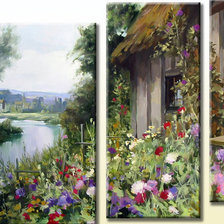 Схема вышивки «У реки»