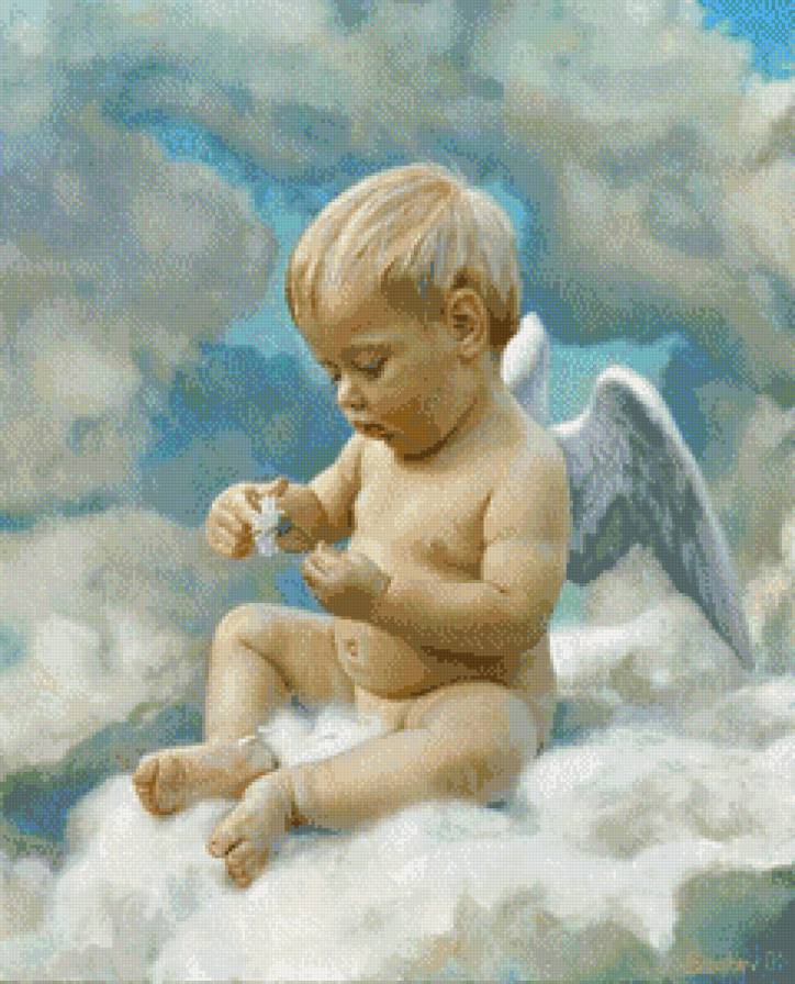 ангелок - ангел, малыш - предпросмотр