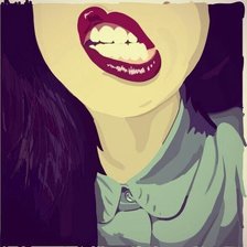 Схема вышивки «девушка»