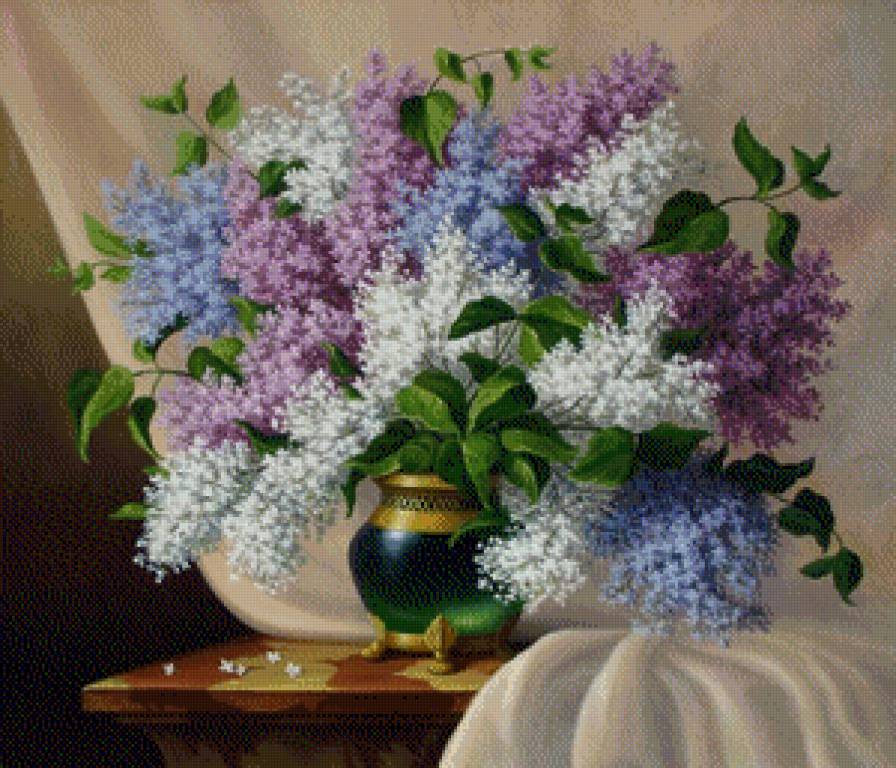 Букет сирени - сирень, букет - предпросмотр