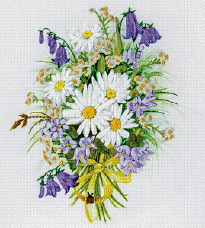букет полевых цветов - букет, цветы - предпросмотр
