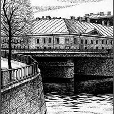 Схема вышивки «монохром»