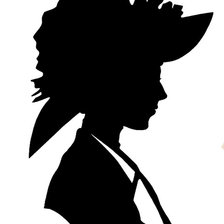 Схема вышивки «Силуэт»