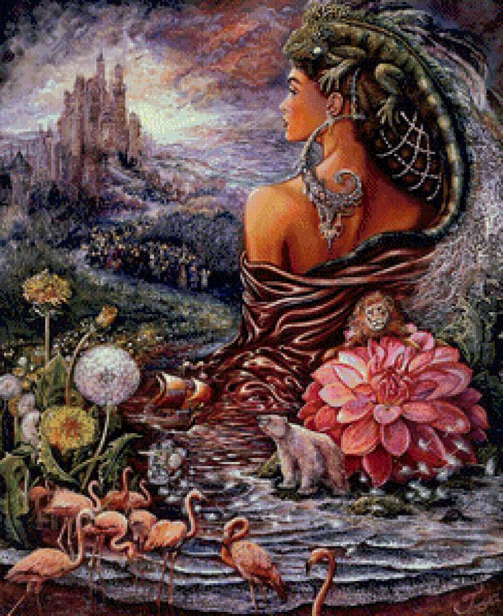 Картины Жозефины Уолл - фэнтэзи - предпросмотр