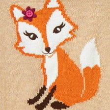 Схема вышивки «Лисичка»