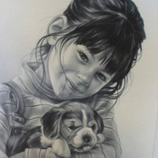 Схема вышивки «друг»