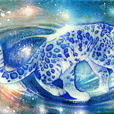 Схема вышивки «барс»