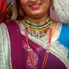 Схема вышивки «Индианка»