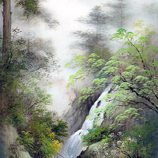 Схема вышивки «восточная живопись»