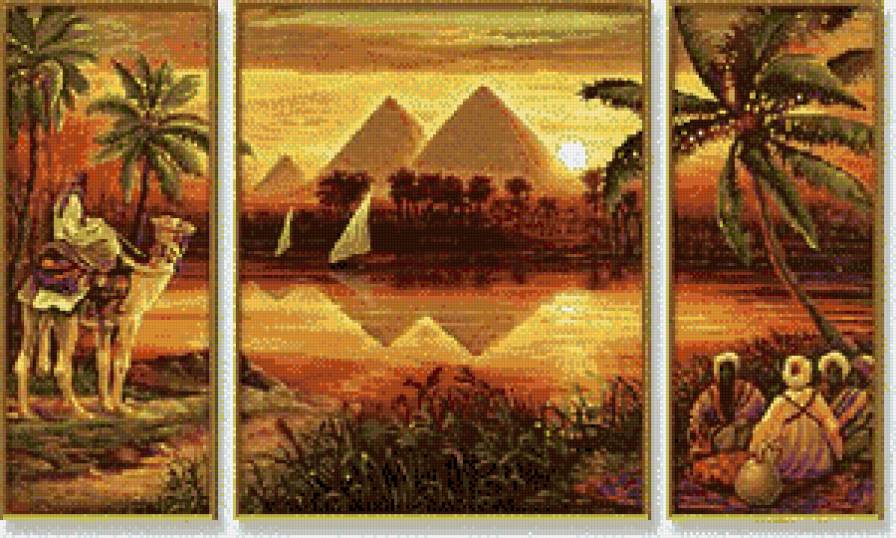 Египет - триптих - предпросмотр