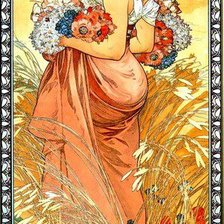 Схема вышивки «А.Муха Лето»