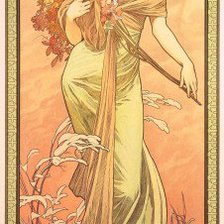 Схема вышивки «А.Муха Весна»