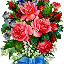 рэтро букет