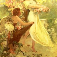 Схема вышивки «А.Муха Дух весни»