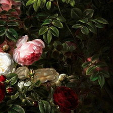 Схема вышивки «старинная картина часть 2»