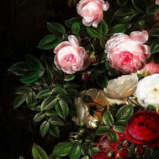 Схема вышивки «старинная картина часть 1»