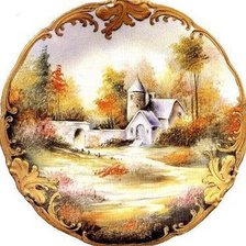 Схема вышивки «Старая усадьба»