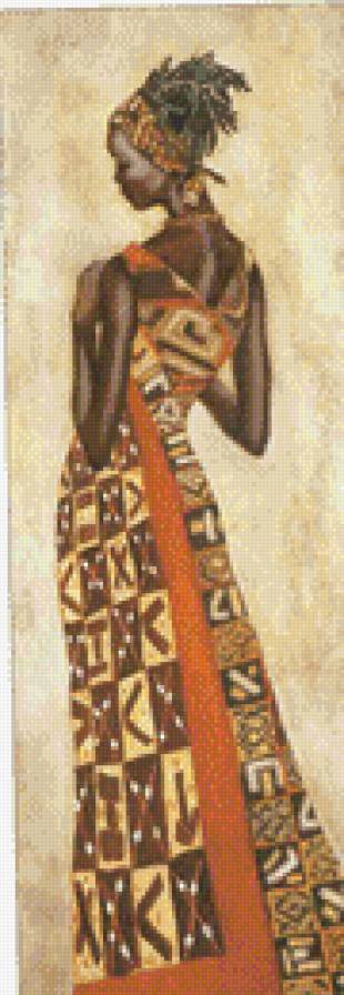 Африканка - девушка, восток - предпросмотр