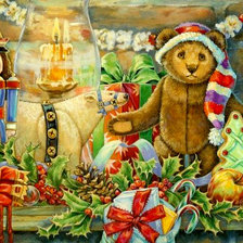 Схема вышивки «новогодняя»