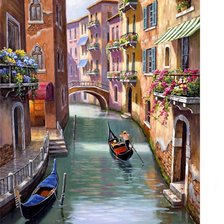 Схема вышивки «прекрасная Венеция»