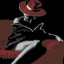 Дама в шляпе