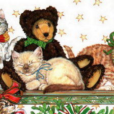 Схема вышивки «новогодняя часть1»