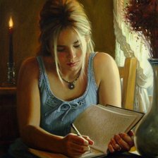 Схема вышивки «Серия "Девушка"»