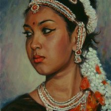 Схема вышивки «Индианка»