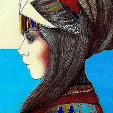 Схема вышивки «Профиль»