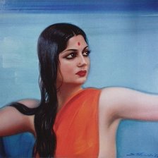 Схема вышивки «Красавица индуска»