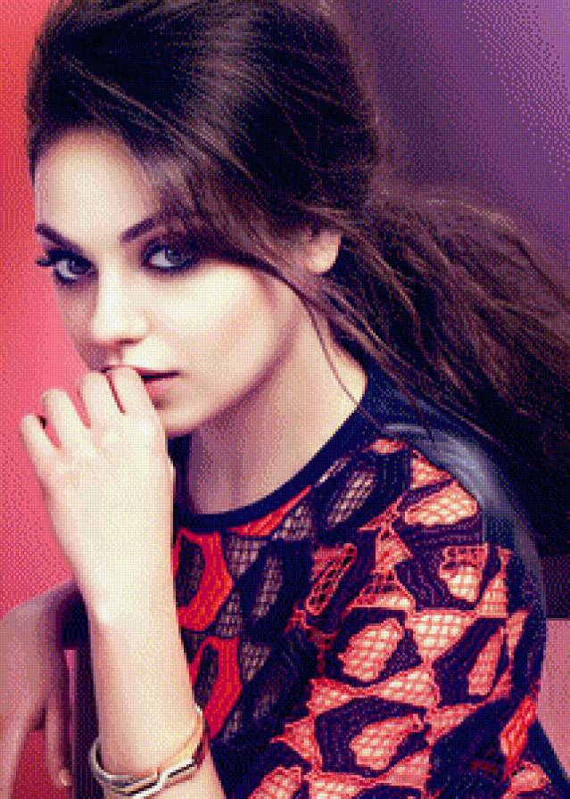 Мила Кунис - знаменитость, актриса, мила кунис, женщина, портрет - предпросмотр