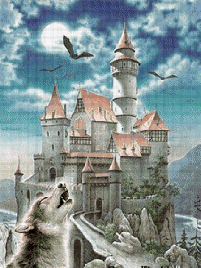 Сказочный замок - замки - предпросмотр