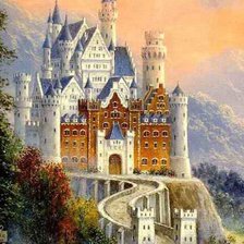 Схема вышивки «Сказочный замок»