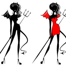 Схема вышивки «Силуэт»