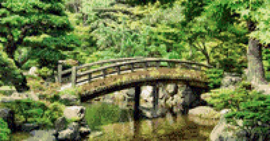 мостик - пейзаж - предпросмотр