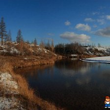Схема вышивки «зима»