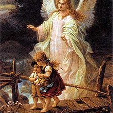 Схема вышивки «Ангел хронитель»