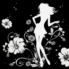 Схема вышивки «Силуэт»