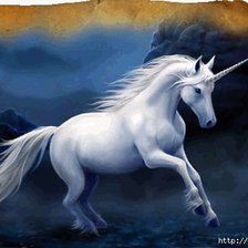 Схема вышивки «ЕДИНОРОГ»