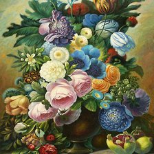 Схема вышивки «букет»