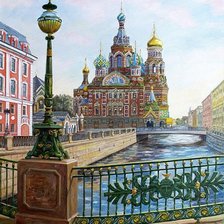 Схема вышивки «Санкт-Петербург»