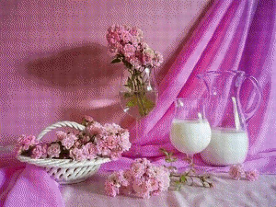 серия "кухня" - кухня.цветы.молоко - предпросмотр