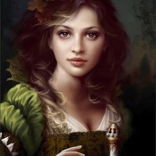 Схема вышивки «Девичья краса»