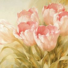 Схема вышивки «тюльпаны»