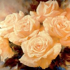 Схема вышивки «розы»