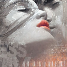 Схема вышивки «девушка»